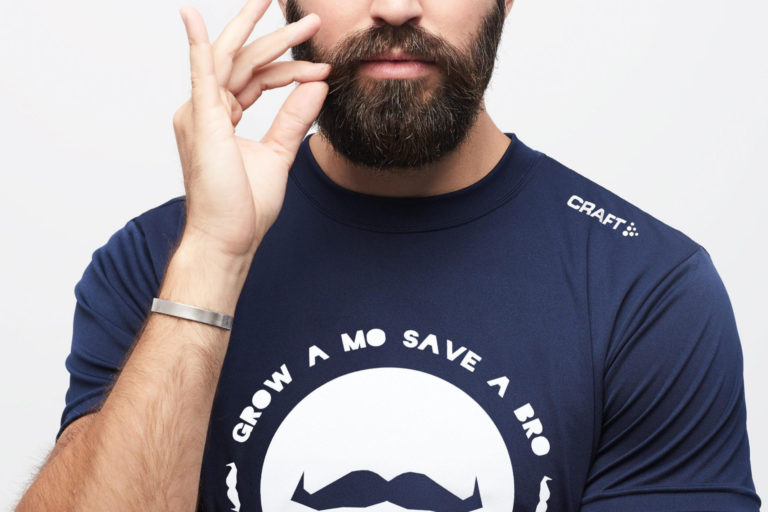 Grow a mo, save a bro. Movember!