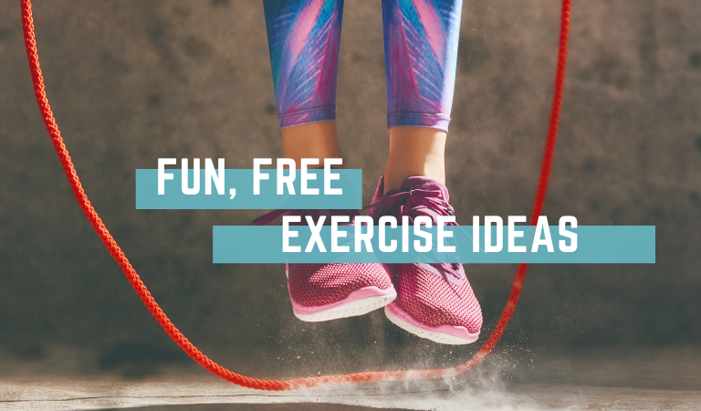 Skipping is just one of the fun, free exercises included in this round-up
